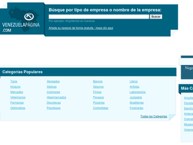 'venezuelapagina.com' screenshot