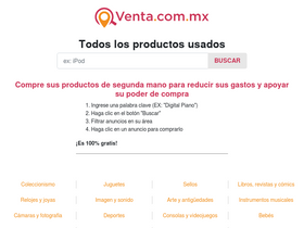 'venta.com.mx' screenshot