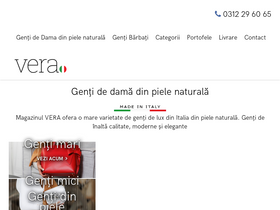 'vera-italy.ro' screenshot