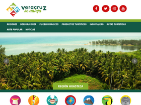 'veracruz.mx' screenshot