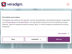 'veradigm.com' screenshot