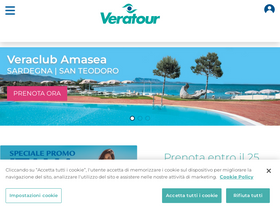 'veratour.it' screenshot