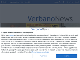 'verbanonews.it' screenshot