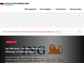 'verbraucherschutz.com' screenshot