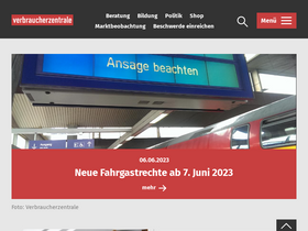 'verbraucherzentrale.de' screenshot