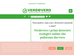 'verdevero.it' screenshot