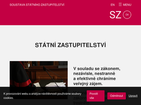 'verejnazaloba.cz' screenshot