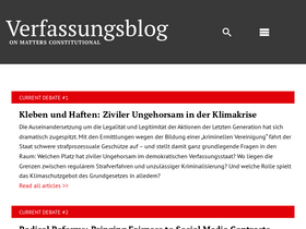 'verfassungsblog.de' screenshot