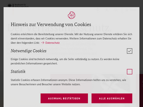 'verfassungsschutz.de' screenshot
