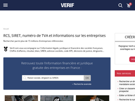 'verif.com' screenshot
