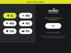 'verilife.com' screenshot