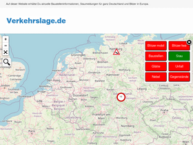 'verkehrslage.de' screenshot