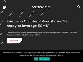 'vermeg.com' screenshot