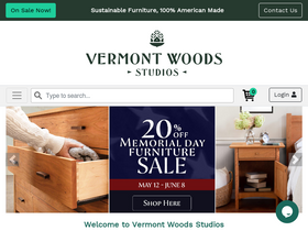'vermontwoodsstudios.com' screenshot