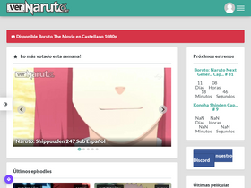'vernaruto.tv' screenshot