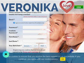 'veronikalove.com' screenshot