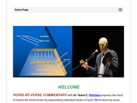 'versebyversecommentary.com' screenshot