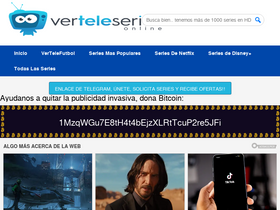 'verteleseriesonline.com' screenshot