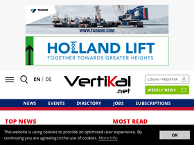 'vertikal.net' screenshot
