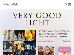 'verygoodlight.com' screenshot