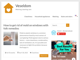 'veseldom.com' screenshot