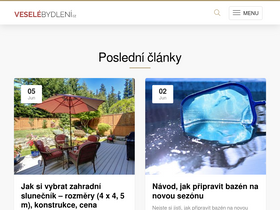 'veselebydleni.cz' screenshot