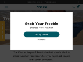 'vessi.com' screenshot
