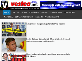 'vestea.net' screenshot