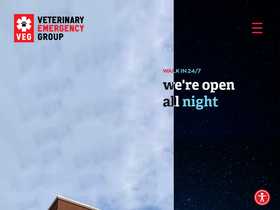 'veterinaryemergencygroup.com' screenshot
