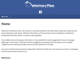 'veterinaryplace.com' screenshot