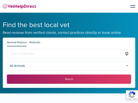 'vethelpdirect.com' screenshot