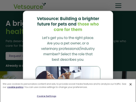 'vetsource.com' screenshot