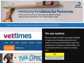 'vettimes.co.uk' screenshot
