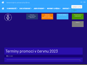 'vfu.cz' screenshot