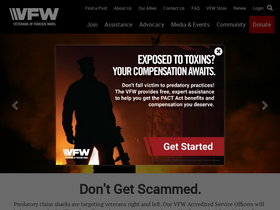 'vfw.org' screenshot