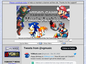 'vgmusic.com' screenshot