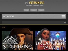 'vgtrainers.com' screenshot