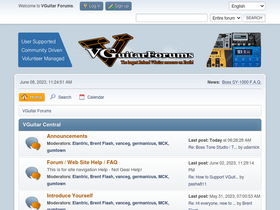 'vguitarforums.com' screenshot