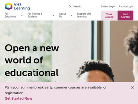 'vhslearning.org' screenshot
