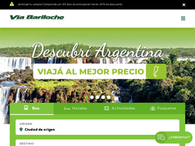 'viabariloche.com.ar' screenshot