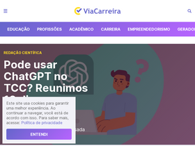 'viacarreira.com' screenshot