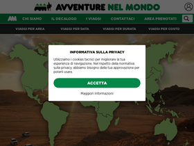 'viaggiavventurenelmondo.it' screenshot