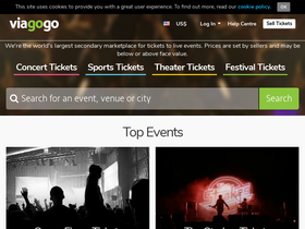 'viagogo.com' screenshot