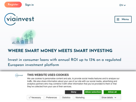 'viainvest.com' screenshot