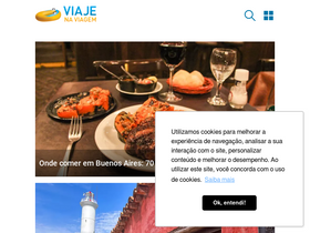'viajenaviagem.com' screenshot