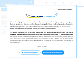 'viamichelin.de' screenshot