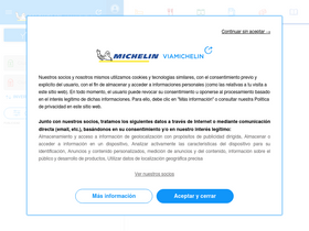 'viamichelin.es' screenshot