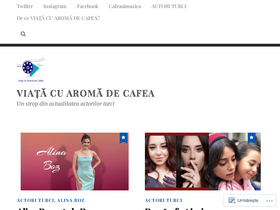 'viatacuaromadecafea.com' screenshot