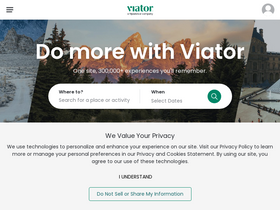 'viator.com' screenshot