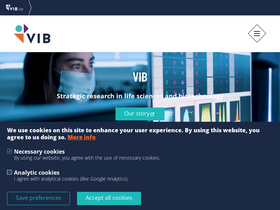'vib.be' screenshot